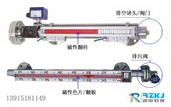 磁翻板液位计的放空阀和排污阀的作用及产品使用上的优势